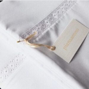 SÁBANAS  PERCAL 200 HILOS  BLANCAS CON DETALLE  A MEDIDA