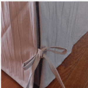 CUBRE SOMMIERS EN TUSOR DE EXCELENTE CALIDAD CON TABLA Y TIRITAS